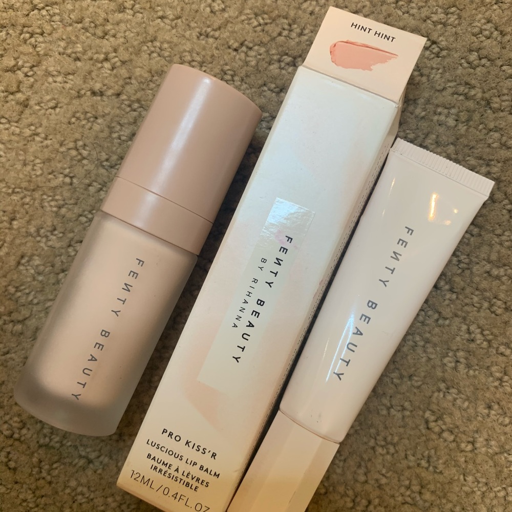 Fenty beauty set primer lipgloss new